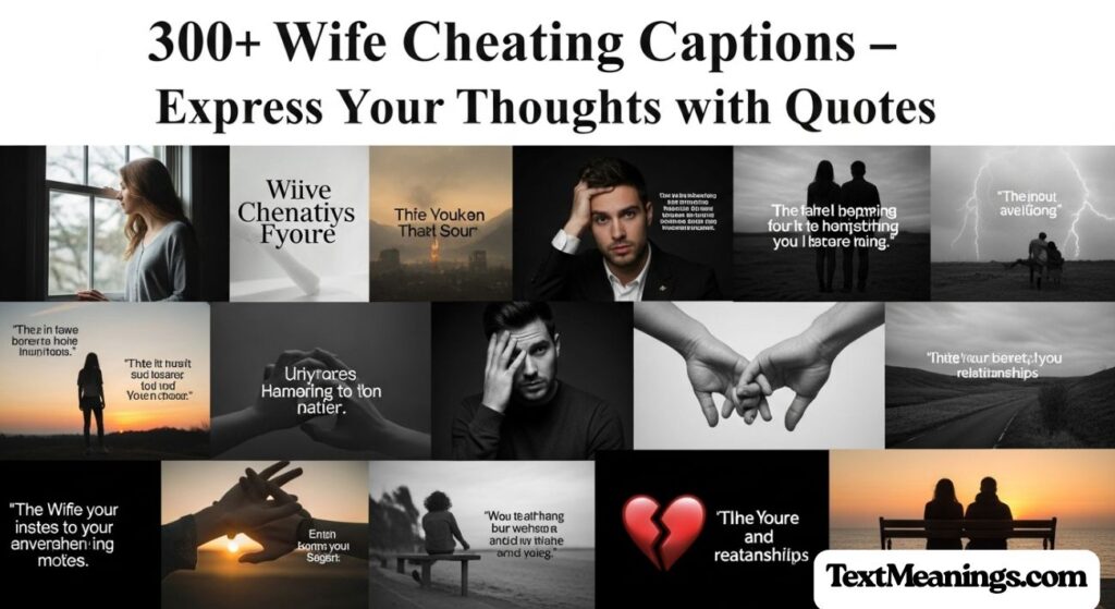 300+ Wife Cheating Captions