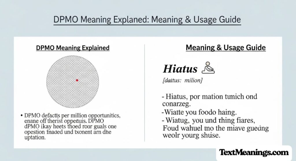 DPMO Meaning