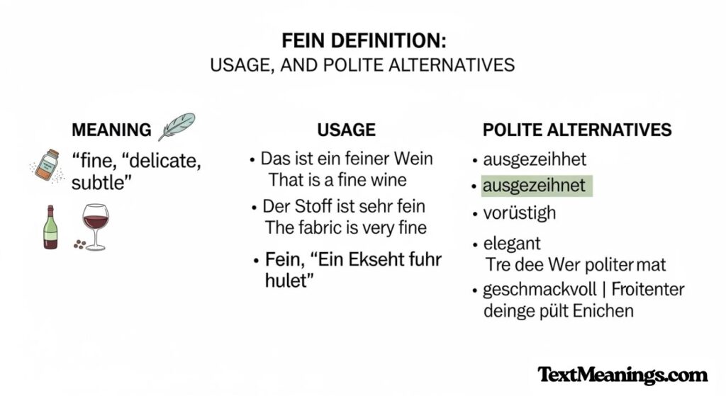 Fein Definition: Meaning