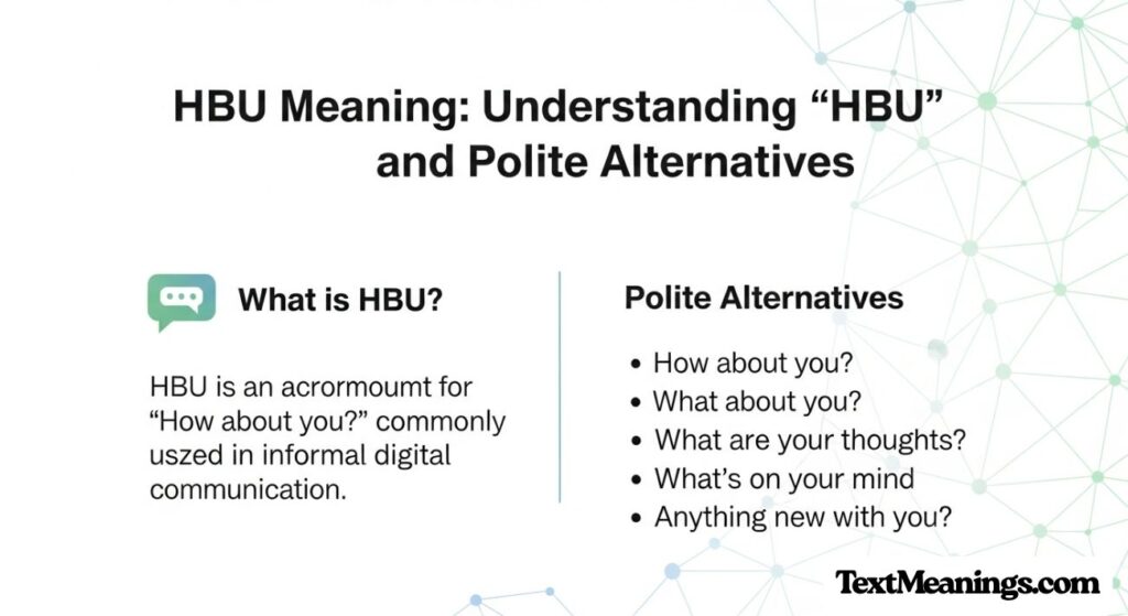 HBU Meaning