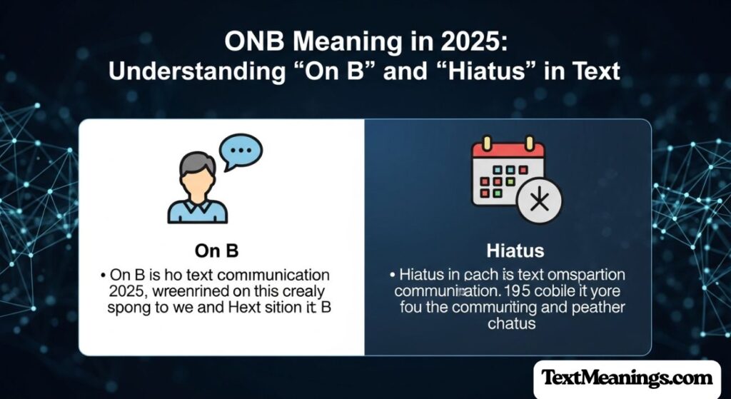 ONB Meaning
