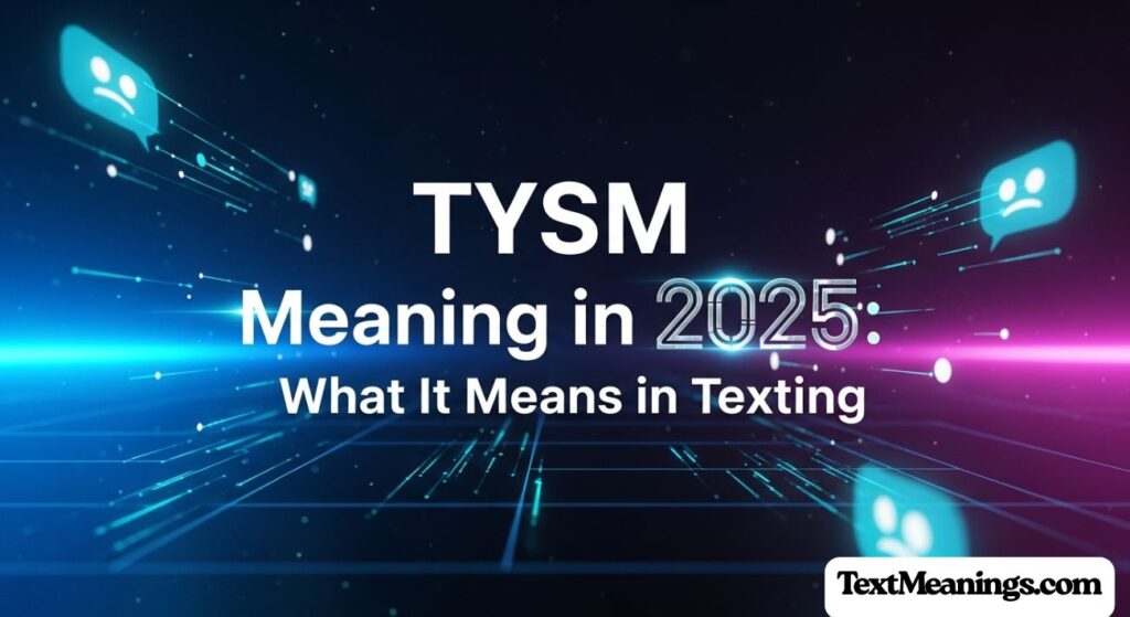 TYSM Meaning