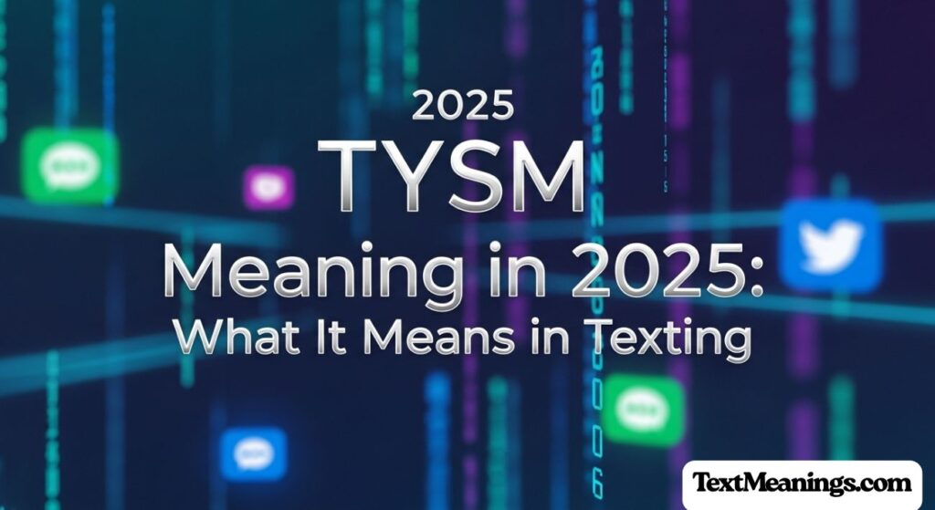 TYSM Meaning