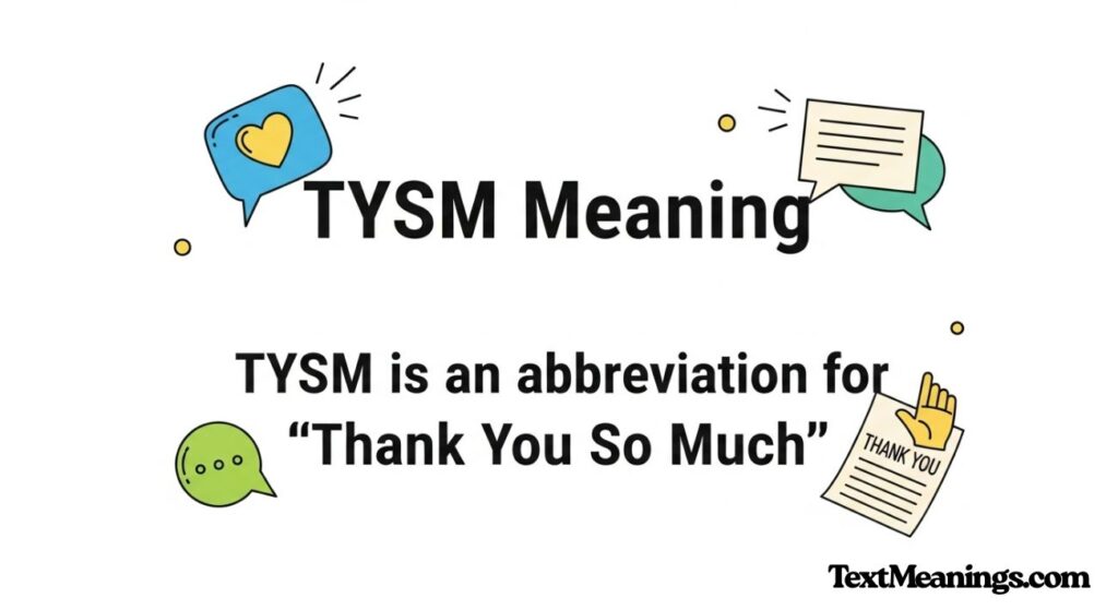 TYSM Meaning