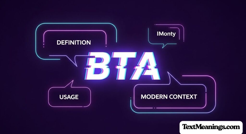 BTA Meaning Slang