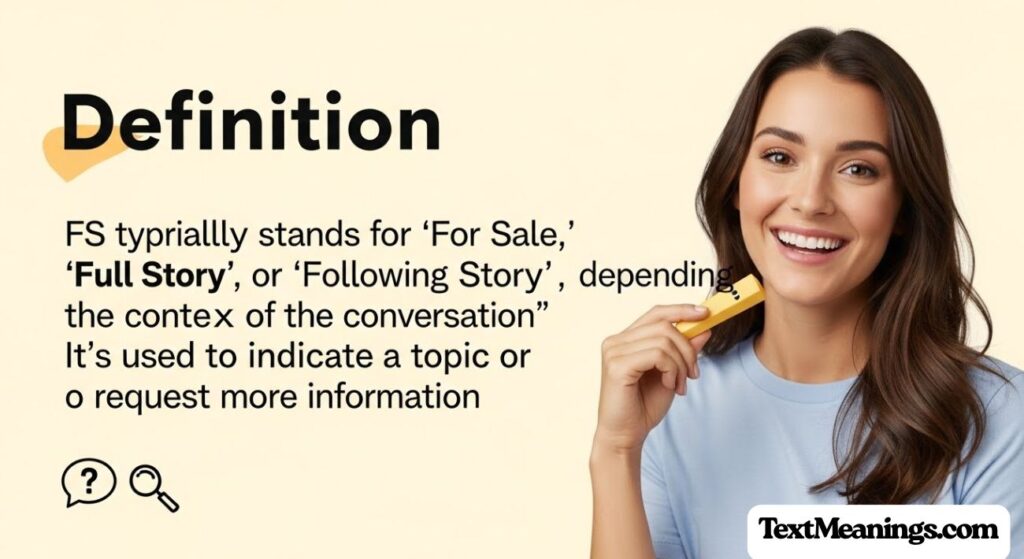 FS Meaning in Chat