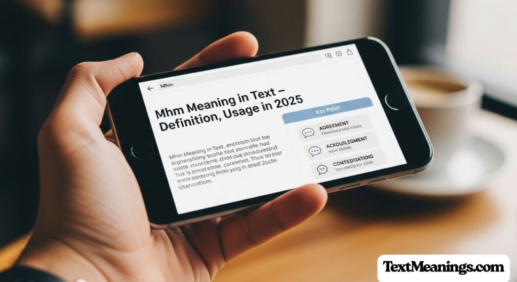 Mhm Meaning in Text