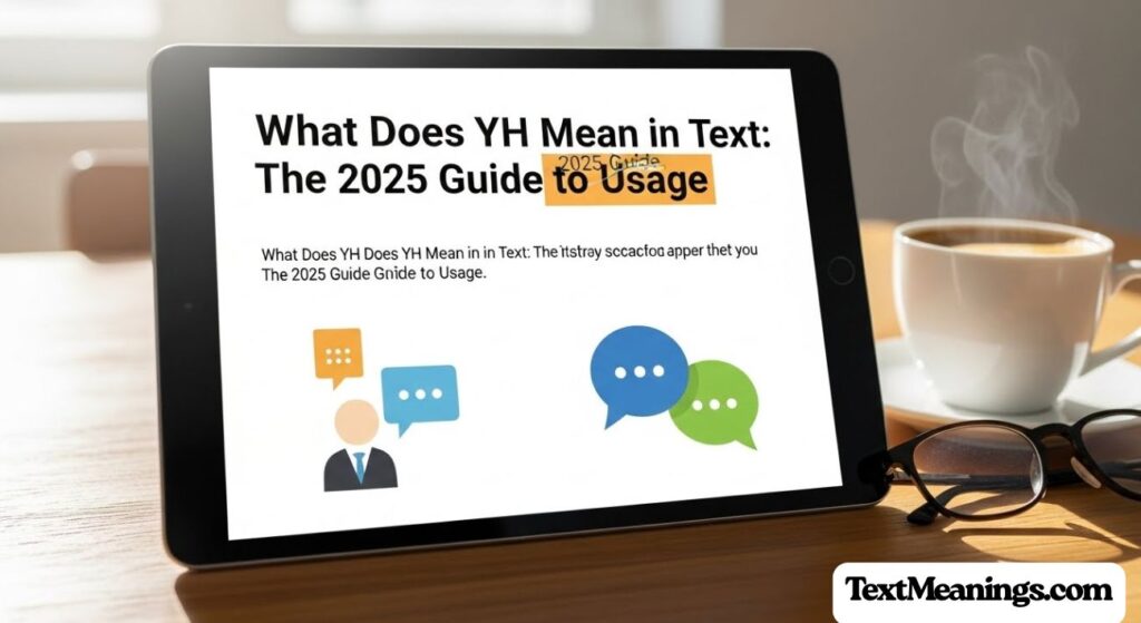 What Does YH Mean in Text