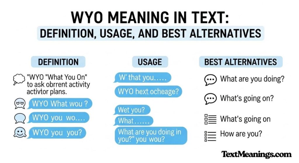 WYO Meaning in Text