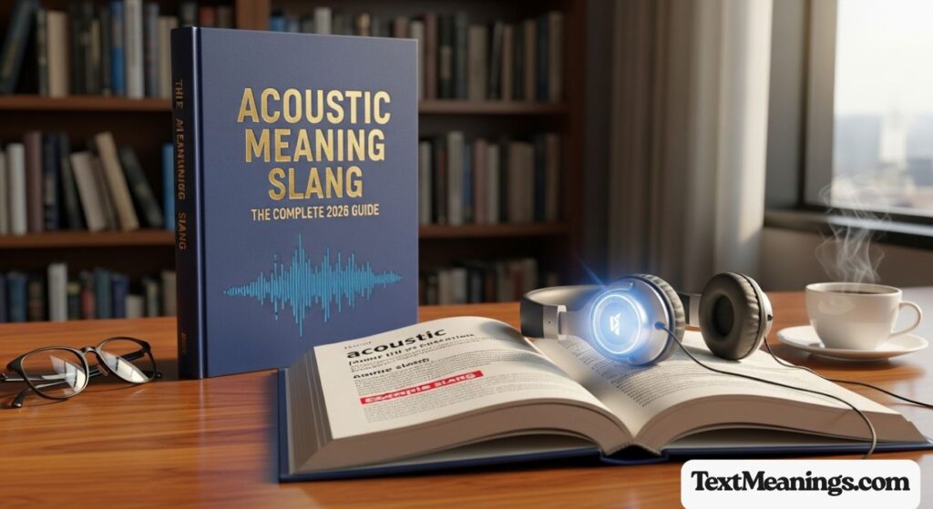 Acoustic Meaning Slang