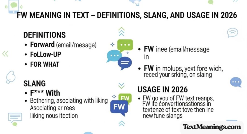 FW Meaning in Text