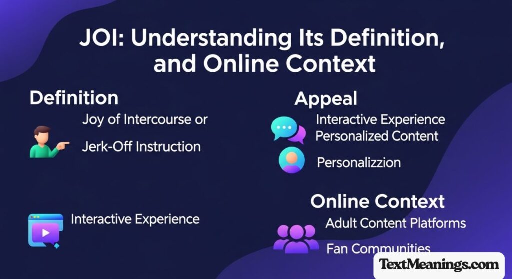 JOI Meaning Usage Slang