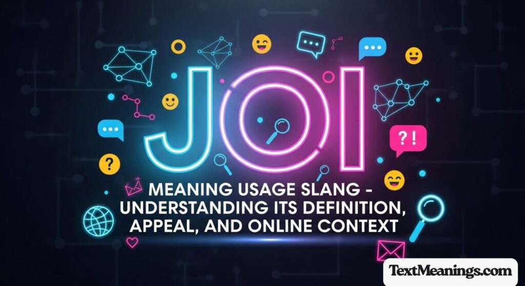 JOI Meaning Usage Slang
