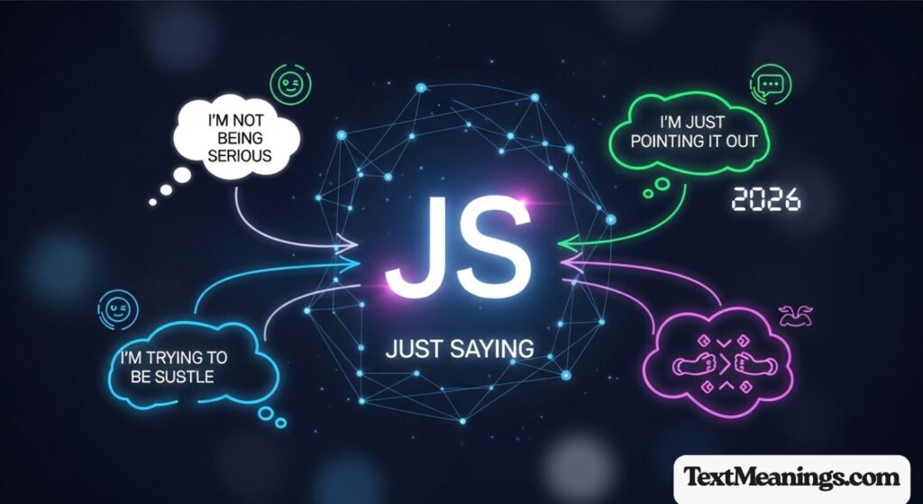 JS Meaning in Text