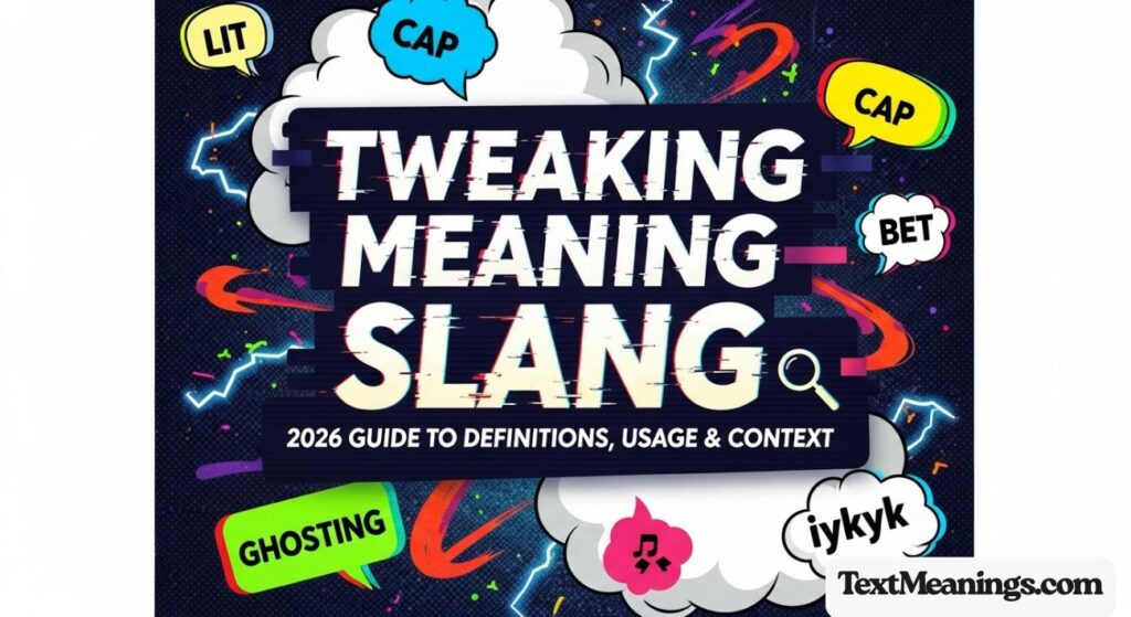 Tweaking Meaning Slang