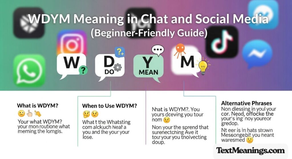 WDYM Meaning in ChatWDYM Meaning in Chat