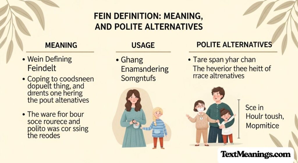 Fein Definition: Meaning
