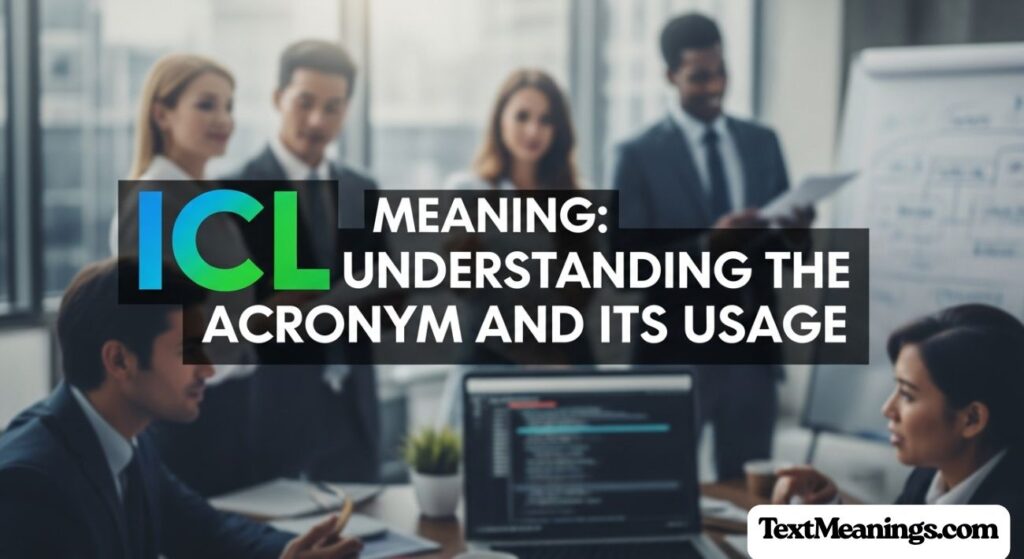 ICL Meaning