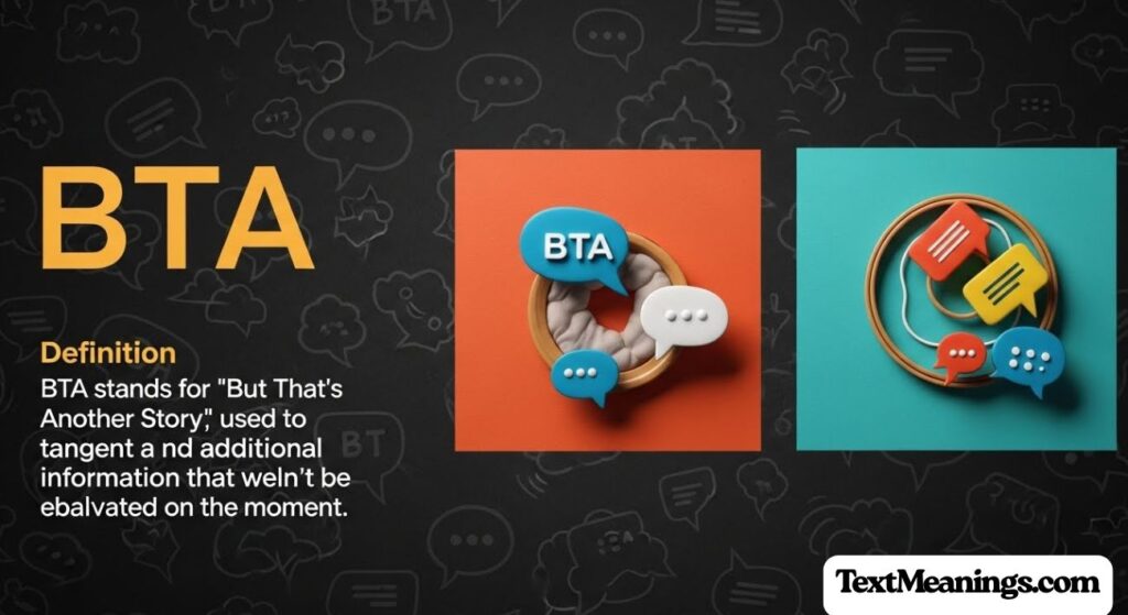 BTA Meaning Slang