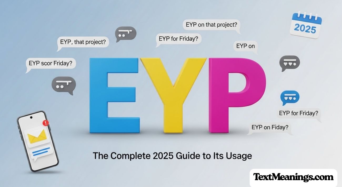 What Does EYP Mean in Text