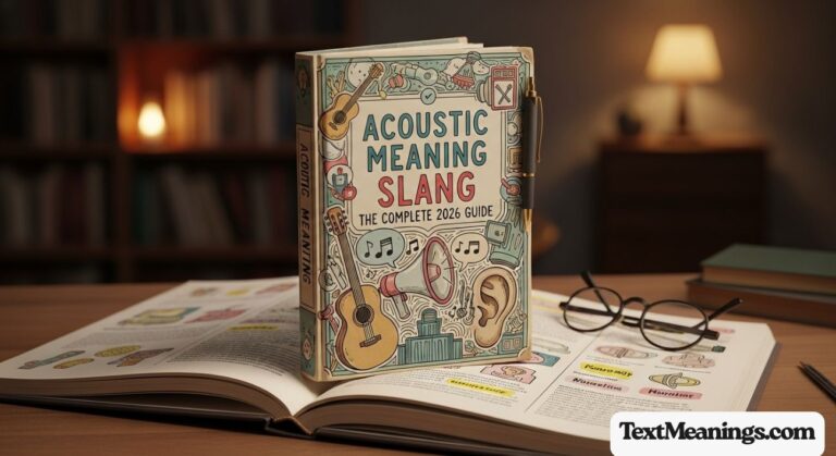 Acoustic Meaning Slang