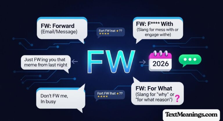 FW Meaning in Text