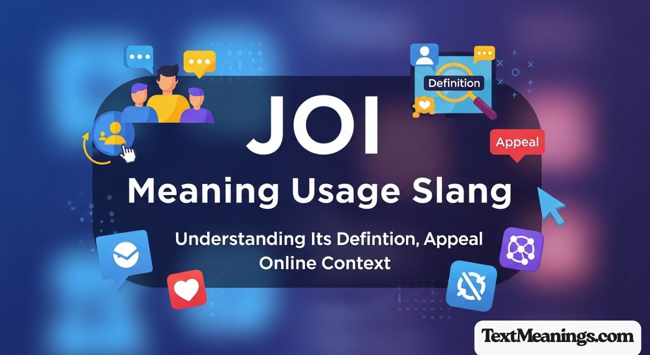 JOI Meaning Usage Slang