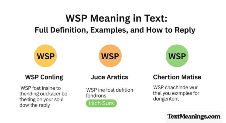 WSP Meaning in Text